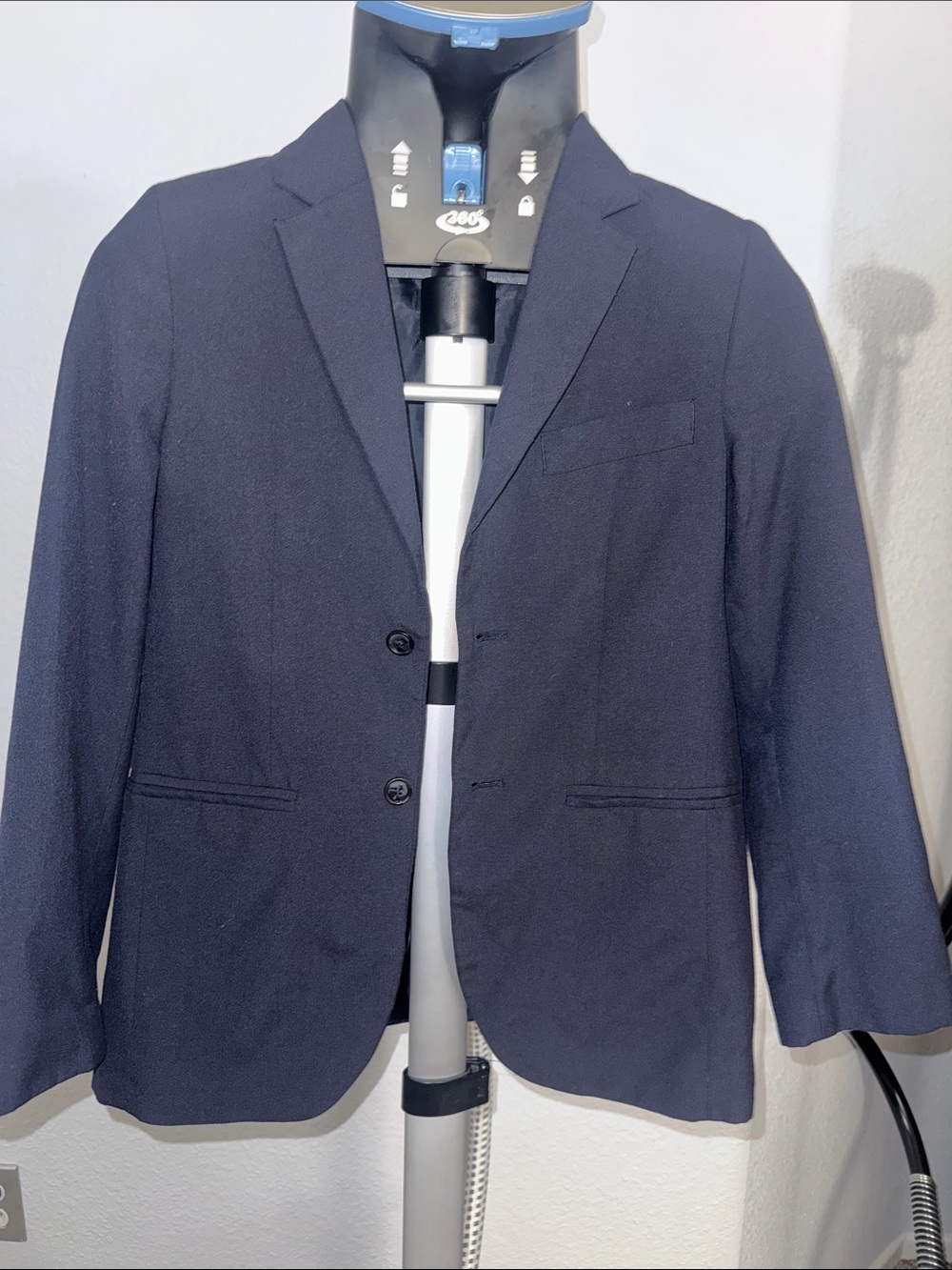 Cherokee Navy Blue Two-Button Blazer